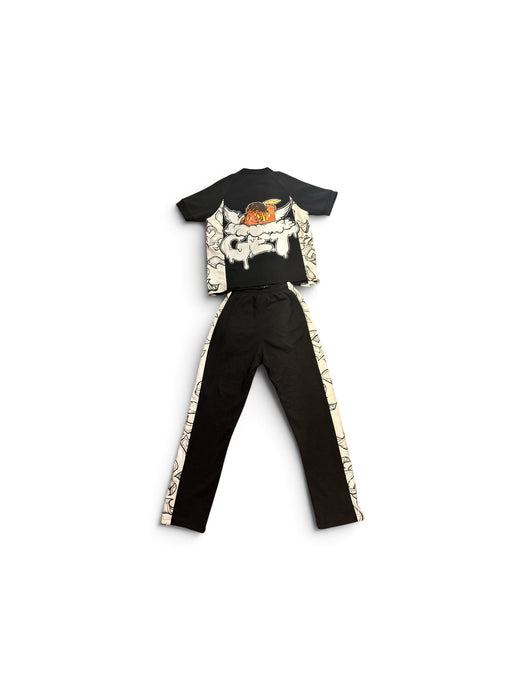 Money Flow Tracksuit Set | Zip-Up Streetwear Jogger Set